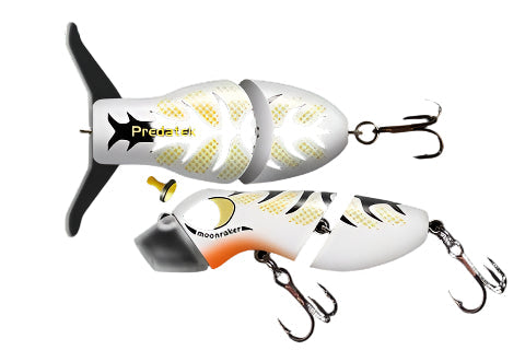Load image into Gallery viewer, Predatek Moon Raker 65mm Surface Lure [COL:Ghost]
