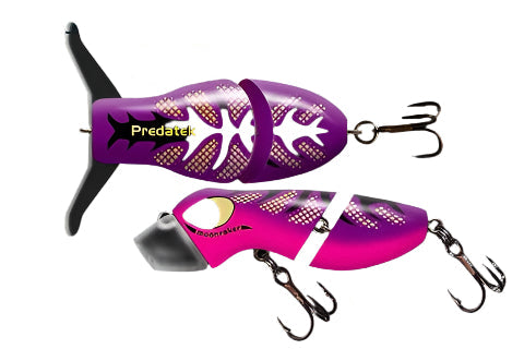 Predatek Moon Raker 65mm Surface Lure [COL:Purple Thing]