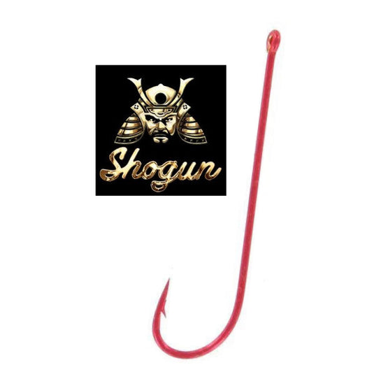 Shogun T484 Red Long Shank Hooks 25 pack [SIZ:1]