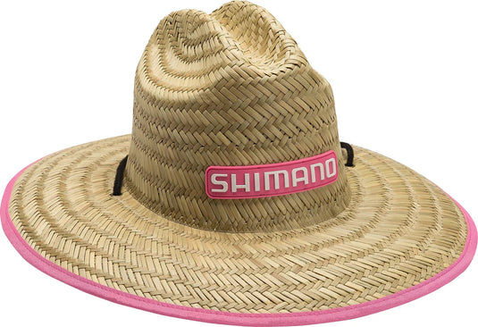 SHIMANO Adult Straw Hat [TYP:Ladies Magenta/one size]