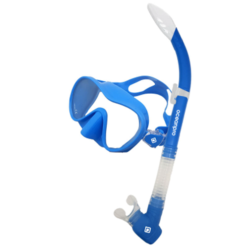 Load image into Gallery viewer, Ocean Pro Oberon Mask/Snorkel Set [COL:Blue]
