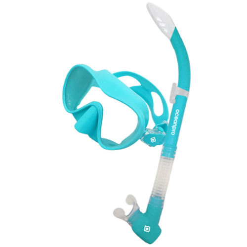 Load image into Gallery viewer, Ocean Pro Oberon Mask/Snorkel Set [COL:Teal]
