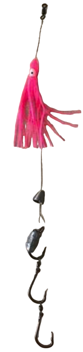 Elkat Pre Made Rig - Pilchard Rig 160lb - Pink 