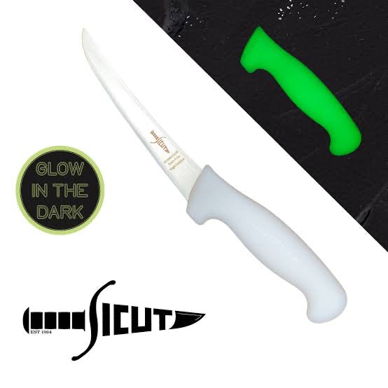 Load image into Gallery viewer, Sicut Knives Glow [MOD:6” Curved Boning Knife G]
