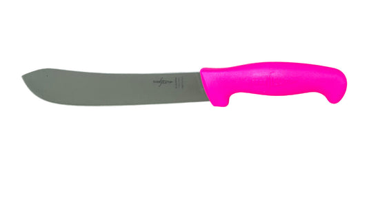 Sicut Pink Handle 8" Butchers Knife - LIMITED RUN