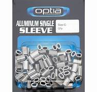 Optia Aluminium Single Sleeve Crimp [TIT:Mini 0.9mm]