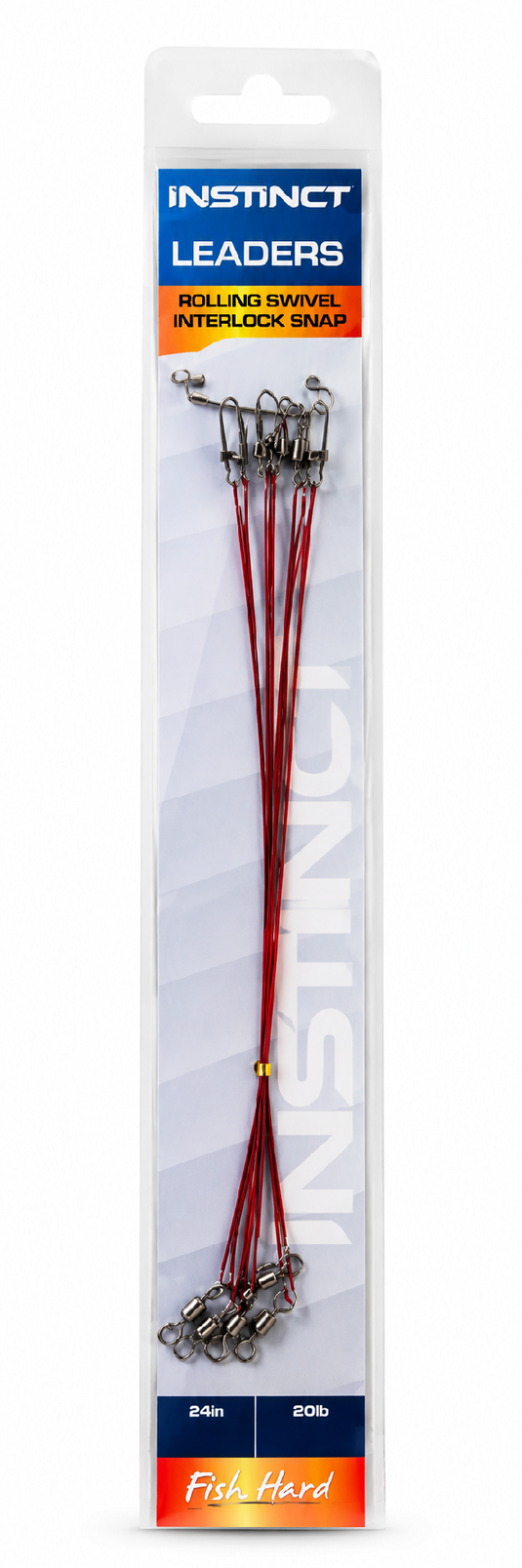 Instinct Trace Red Wire wth Crosslock Snap IN136A [SIZ: