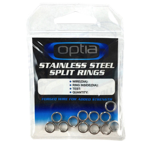 Optia Stainless Steel Split Rings [SIZ: