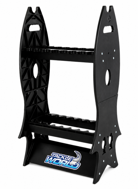 Tackle World Rod Storage Fish Shaped Rack 16 Rods TW008A