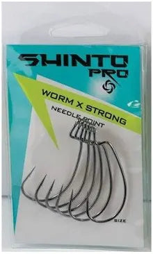Shinto Pro Worm X Strong Jighead Hooks [SIZ: