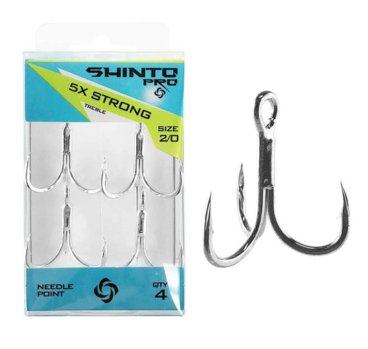 Shinto 5x Strong Needle Point Treble [SIZ:1/0]