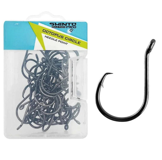 Shinto Pro Octopus Circle Hooks (Bulk box) [SIZ:6/0]