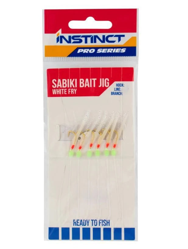 Load image into Gallery viewer, Instinct Sabiki Bait Jig [VAR:White Fry/#2]
