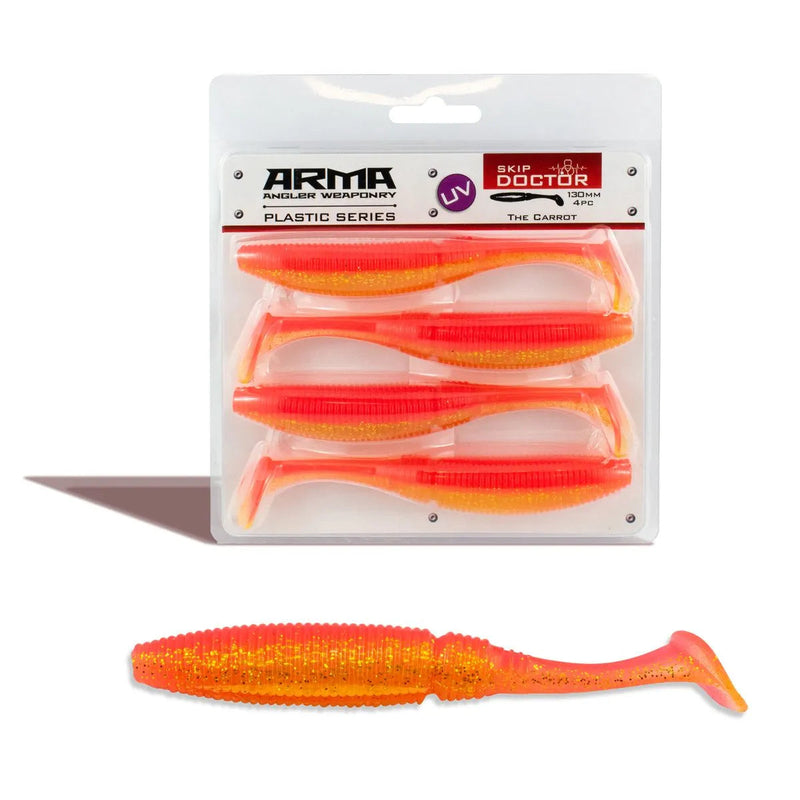 Load image into Gallery viewer, Arma Skip Doctor 130mm (4 Pack) [COL:The Carrot]
