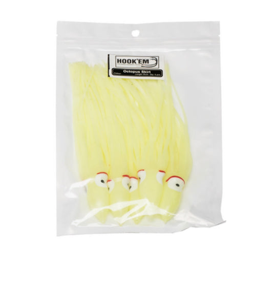 Hook'em Octopus Skirts 5pk [COL:Lumo Lime]