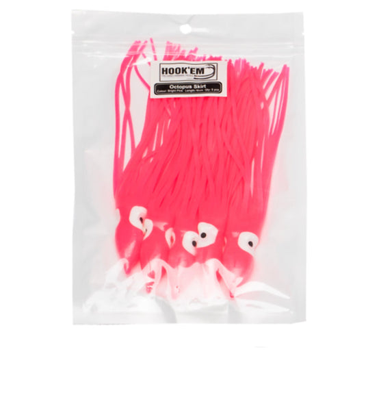 Hook'em Octopus Skirts 5pk [COL:Bright Pink]