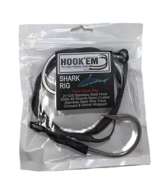 Hook'em Shark Rigs [RIG:Single Hook SIZ:6/0]
