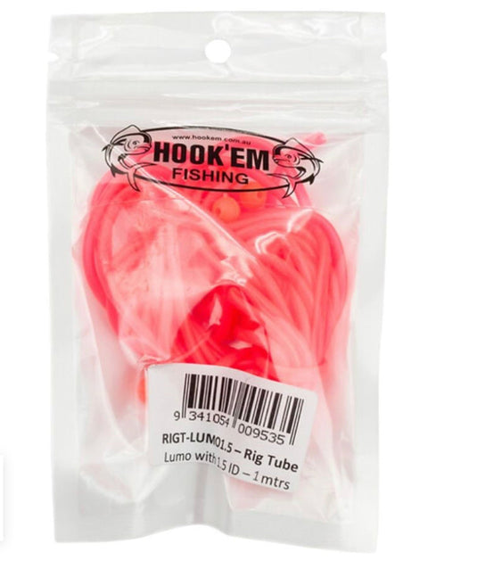 Hook'em Fluoro Bead & Tube Packs [COL:Lumo Red]