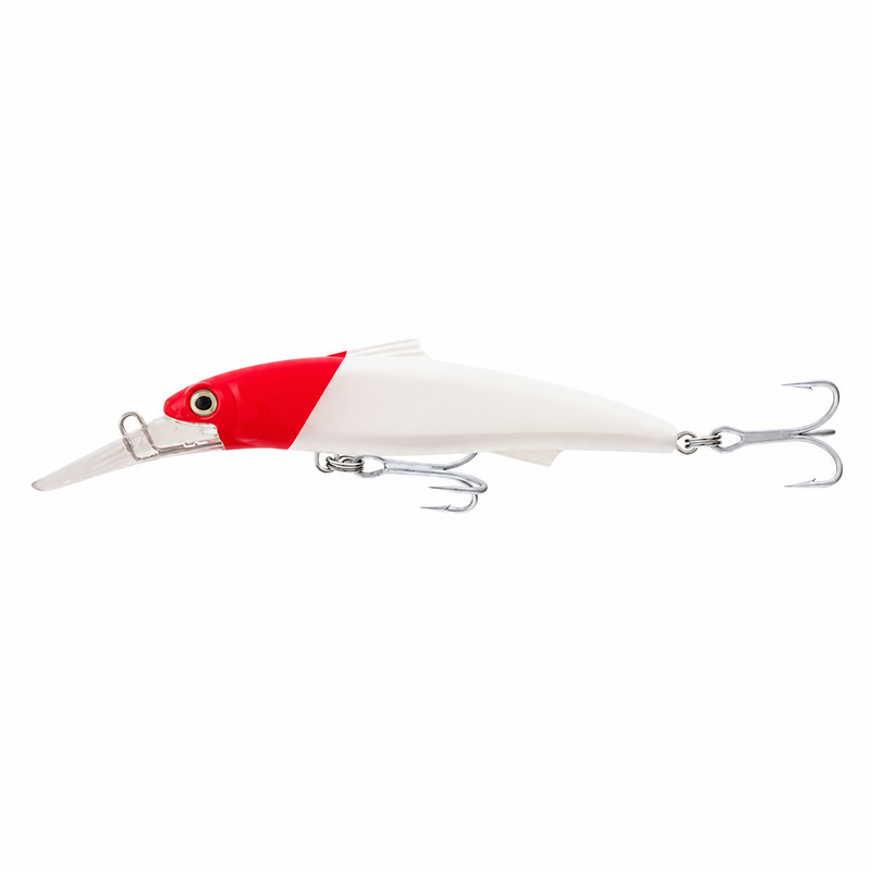 Load image into Gallery viewer, Samaki Pacemaker Minnow 180 D [COL:White Red Head]
