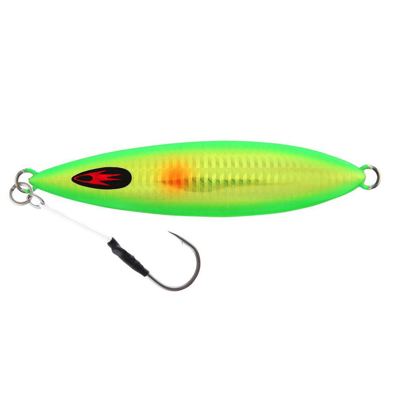 Load image into Gallery viewer, Samaki Ribcage Jig 100g [COL:Lemon Lime Glow]
