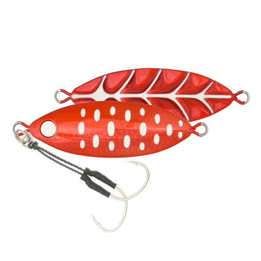 Samaki Ribcage Slow Fall Jig 40g [COL:Crimson Glow]