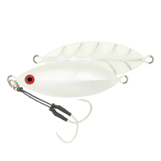 Samaki Ribcage Slow Fall Jig 60g [COL:Glow ‘n’ Silver]