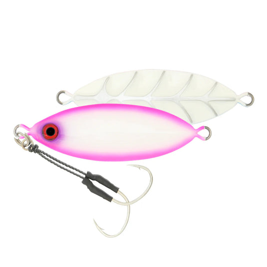 Samaki Ribcage Slow Fall Jig 60g [COL:Glowing Pink]