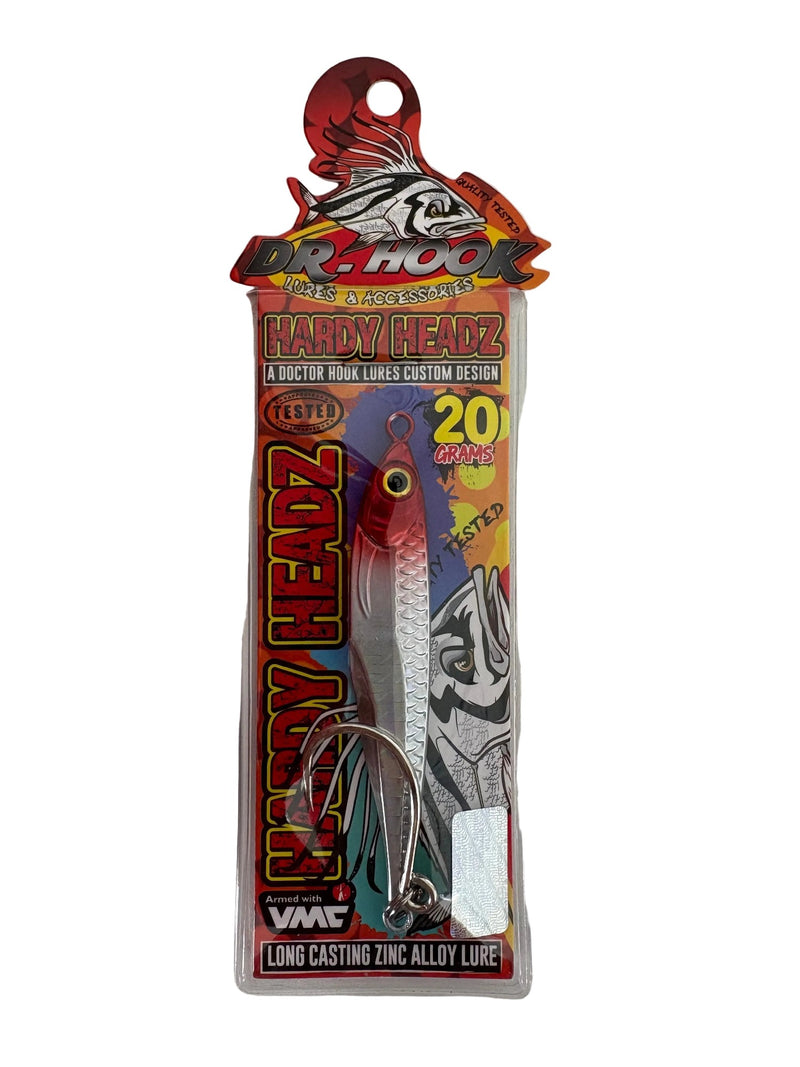 Load image into Gallery viewer, Dr Hook Lures Hardy Headz 20g [COL:Red Head]
