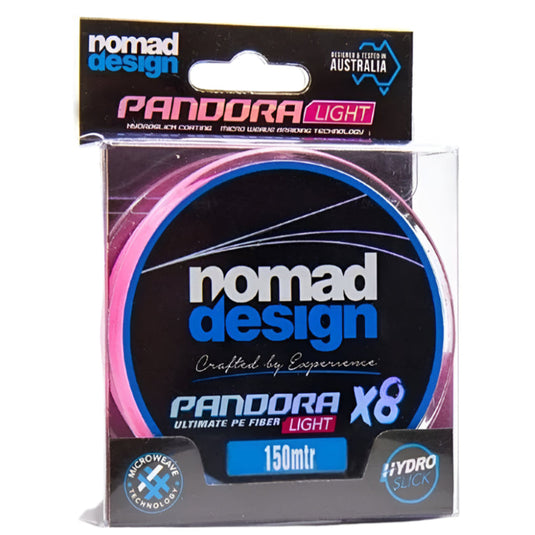 Nomad Panderra X8 Braid 150m - Pink [LIN:4lb]