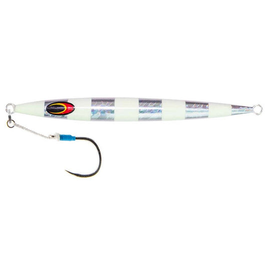 Nomad Streaker 160g Jig [COL:Silver Glow Stripe]