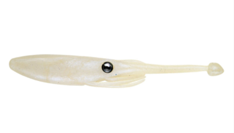 Load image into Gallery viewer, Nomad Live Ops Jerksquid Jerkshad 3.25" (6 Pack) [COL:Pearl White - PRLW]
