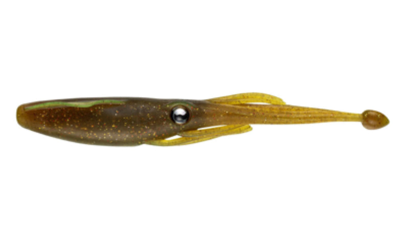 Load image into Gallery viewer, Nomad Live Ops Jerksquid Jerkshad 3.25" (6 Pack) [COL:Motor Oil - MOUV]
