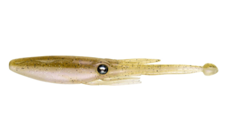 Load image into Gallery viewer, Nomad Live Ops Jerksquid Jerkshad 4" (5 Pack) [COL:Sandy Pearl - SPRL]
