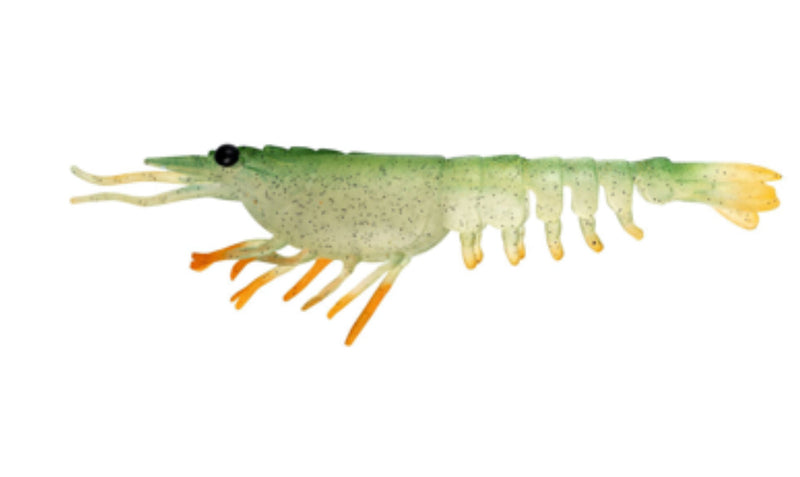Load image into Gallery viewer, Nomad Live Ops Switcher Shrimp 2.3" (6 Pack) [COL:Green Ghost Stalker - GG]
