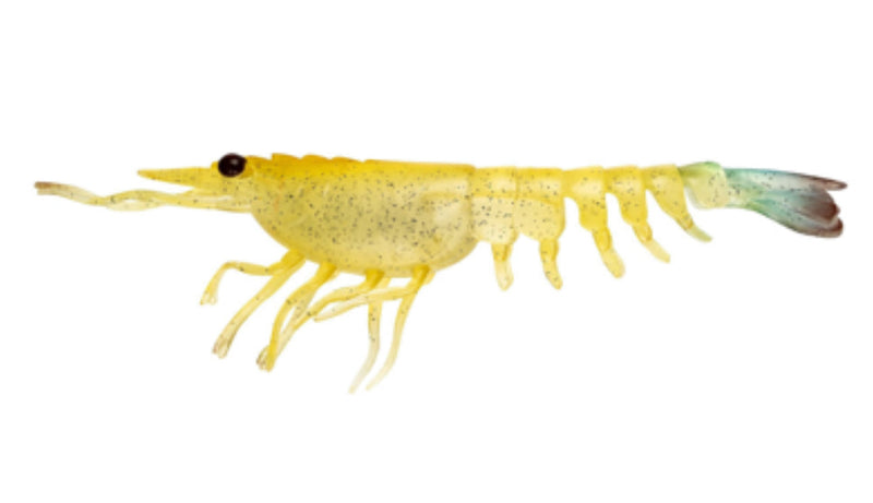 Load image into Gallery viewer, Nomad Live Ops Switcher Shrimp 4.25" (4 Pack) [COL:Fried Banana - FBANA]
