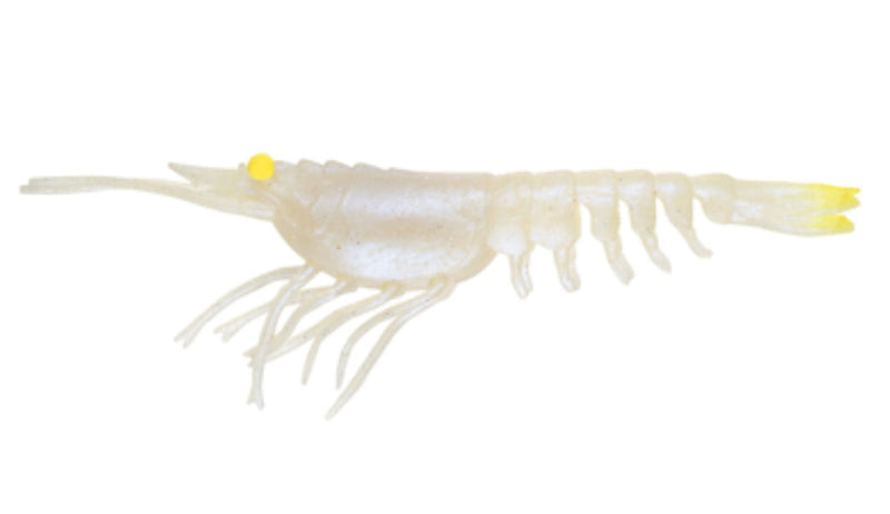 Load image into Gallery viewer, Nomad Live Ops Switcher Shrimp 5" (3 Pack) [COL:Pearl White UV - PRLWUV]
