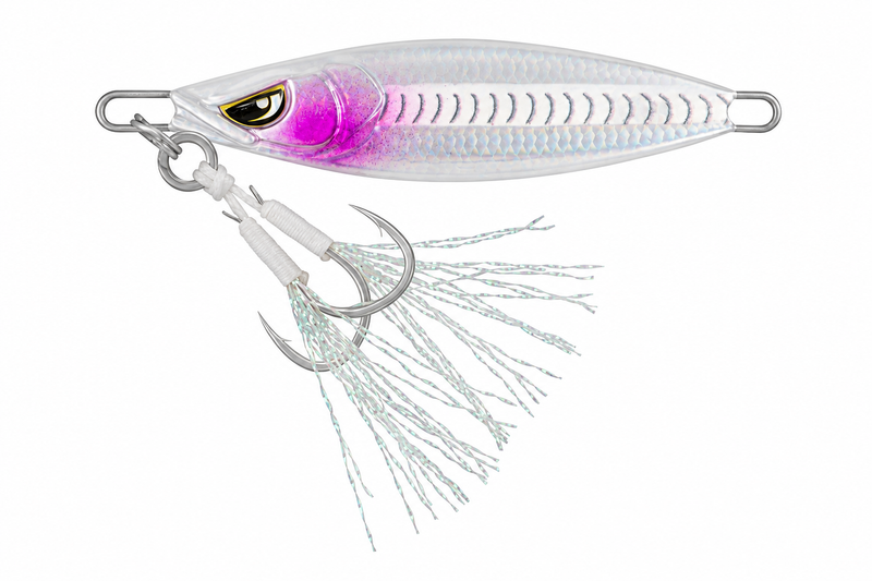 Load image into Gallery viewer, Nomad Buffalo Junior Micro Jig - 5g [COL:White Bait]
