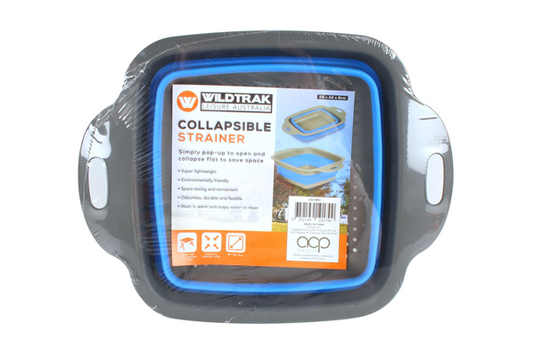 Wildtrak Expanda 29x22cm Foldable Strainer - Blue
