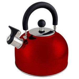 Wildtrak 2.5L Whistling Kettle - Red