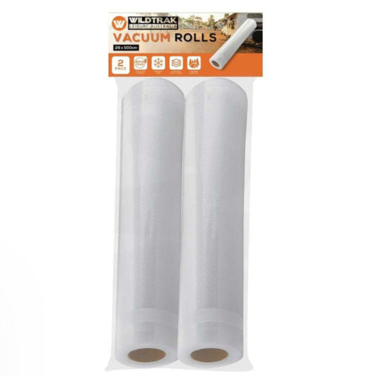 Wildtrak Vacuum Rolls 28x500cm (2 Pack)