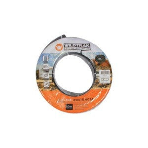 Load image into Gallery viewer, Wildtrake 10m Ribbed PVC Sullage Waste Water Hose Accessory for Caravan Black
