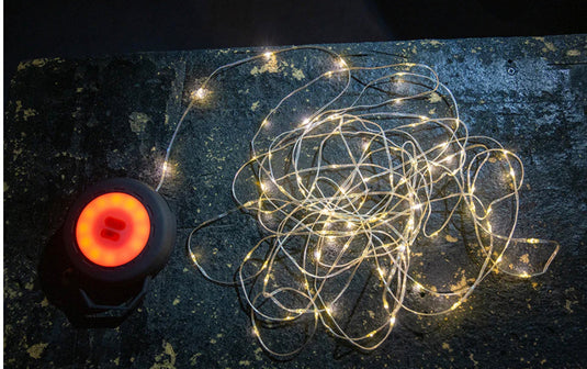 Wildtrak Lantern & 10m String Light [COL:White]