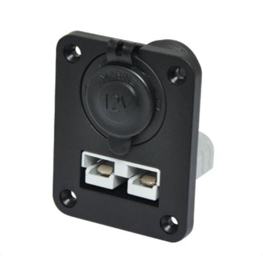 Wildtrak Anderson Style Connector Panel Mount with Cigarette Socket