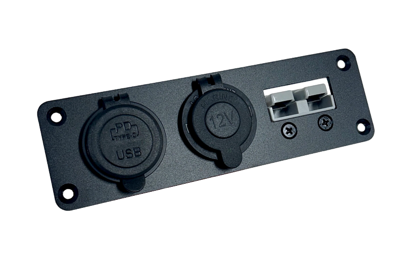 Load image into Gallery viewer, Wildtrak Anderson Style Connection Panel Mount with USB C PD Charger
