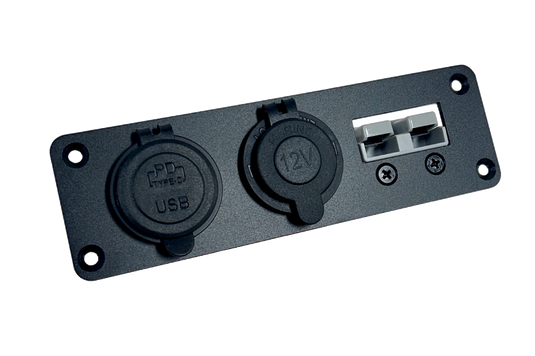 Wildtrak Anderson Style Connection Panel Mount with USB C PD Charger