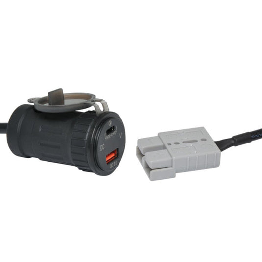 Wildtrak Anderson Style Connector to USB C Charger 30cm