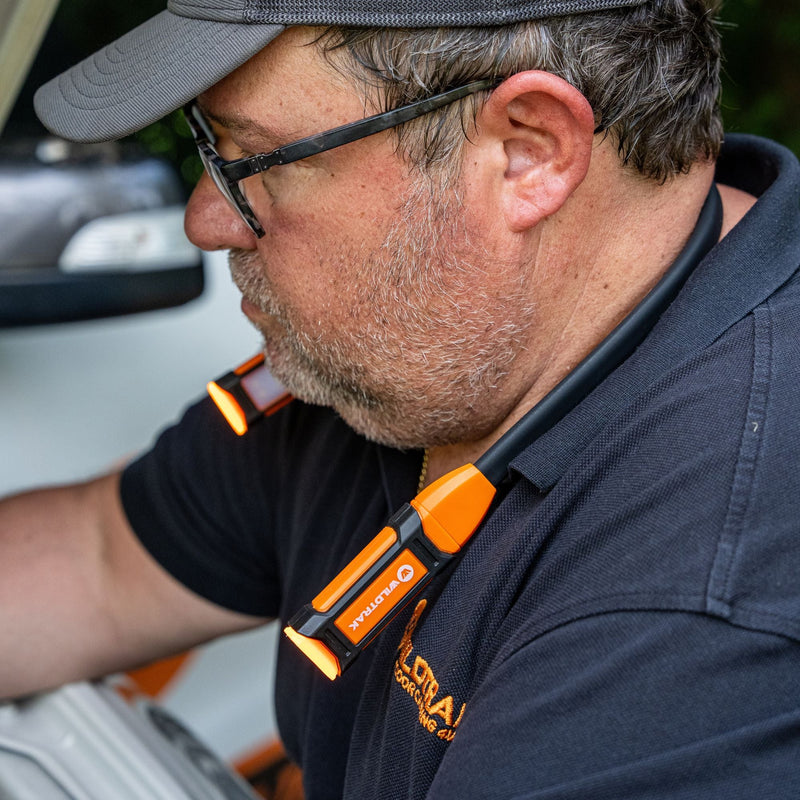Load image into Gallery viewer, Wildtrak Rechargeable 400LM LED Detached Neck Light and Torch 
