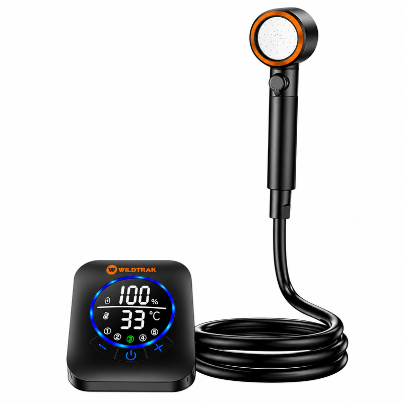 Load image into Gallery viewer, Wildtrak Camp Shower Pro Rechargeable 
