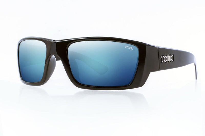 Load image into Gallery viewer, TONIC Eyewear - RISE [COL:Matte Black LEN:Blue Mirror]
