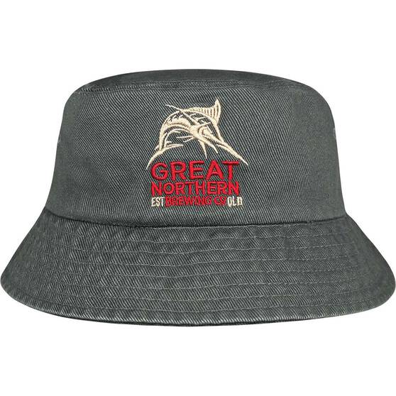 Load image into Gallery viewer, Great Northern Marlin Bucket Hat Charcoal [SIZ:Sml-Med]
